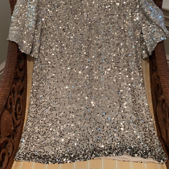 JENS PIRATE BOOTY FOR FREE PEOPLE DARK WATERS SEQUIN EMBELLISHED MINI DRESS M - Picture 11 of 15